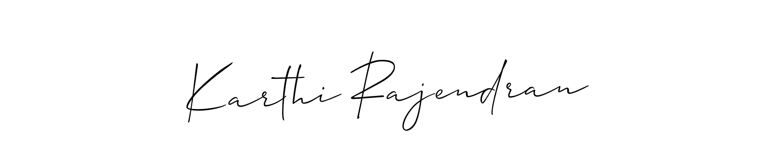 Make a beautiful signature design for name Karthi Rajendran. Use this online signature maker to create a handwritten signature for free. Karthi Rajendran signature style 2 images and pictures png