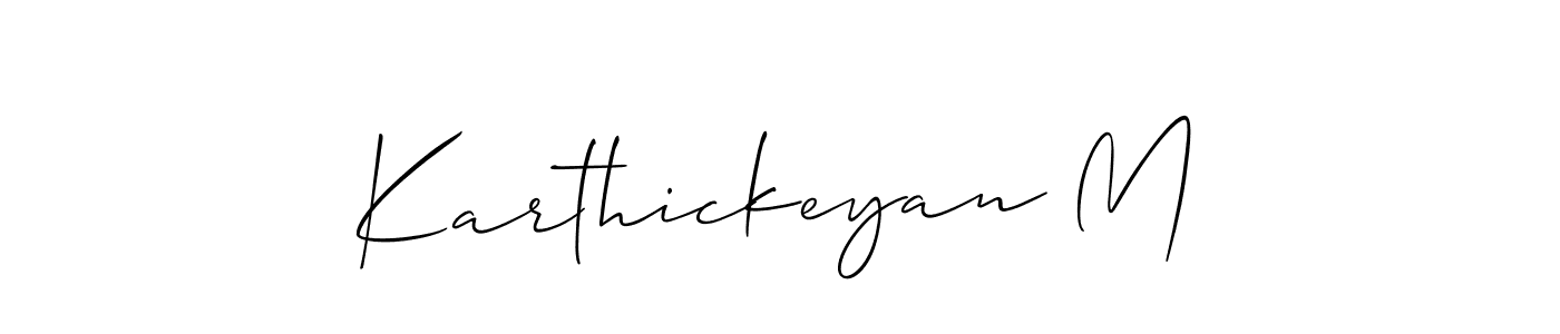Once you've used our free online signature maker to create your best signature Allison_Script style, it's time to enjoy all of the benefits that Karthickeyan M name signing documents. Karthickeyan M signature style 2 images and pictures png