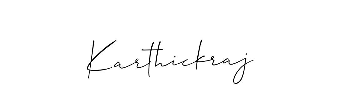 It looks lik you need a new signature style for name Karthickraj. Design unique handwritten (Allison_Script) signature with our free signature maker in just a few clicks. Karthickraj signature style 2 images and pictures png