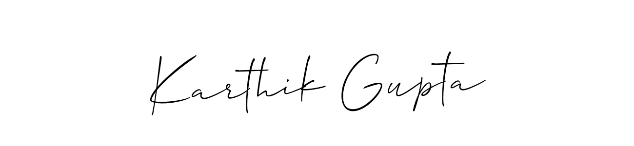 Once you've used our free online signature maker to create your best signature Allison_Script style, it's time to enjoy all of the benefits that Karthik Gupta name signing documents. Karthik Gupta signature style 2 images and pictures png