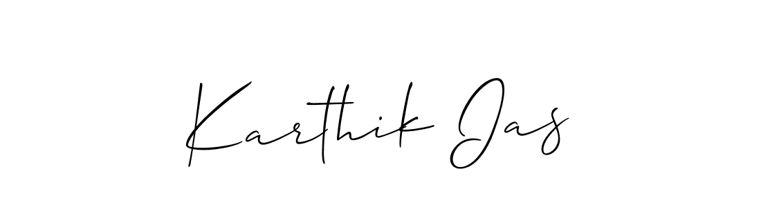 Similarly Allison_Script is the best handwritten signature design. Signature creator online .You can use it as an online autograph creator for name Karthik Ias. Karthik Ias signature style 2 images and pictures png