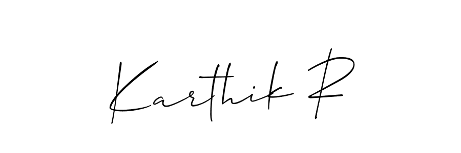 Check out images of Autograph of Karthik R name. Actor Karthik R Signature Style. Allison_Script is a professional sign style online. Karthik R signature style 2 images and pictures png