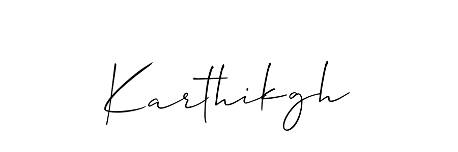 Karthikgh stylish signature style. Best Handwritten Sign (Allison_Script) for my name. Handwritten Signature Collection Ideas for my name Karthikgh. Karthikgh signature style 2 images and pictures png