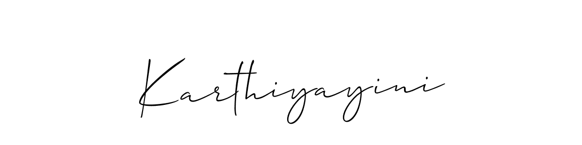 How to Draw Karthiyayini signature style? Allison_Script is a latest design signature styles for name Karthiyayini. Karthiyayini signature style 2 images and pictures png
