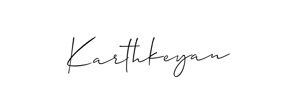 How to Draw Karthkeyan signature style? Allison_Script is a latest design signature styles for name Karthkeyan. Karthkeyan signature style 2 images and pictures png