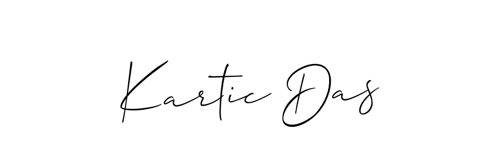 Also we have Kartic Das name is the best signature style. Create professional handwritten signature collection using Allison_Script autograph style. Kartic Das signature style 2 images and pictures png