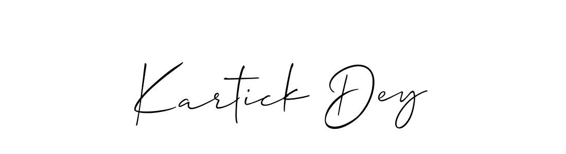 You can use this online signature creator to create a handwritten signature for the name Kartick Dey. This is the best online autograph maker. Kartick Dey signature style 2 images and pictures png