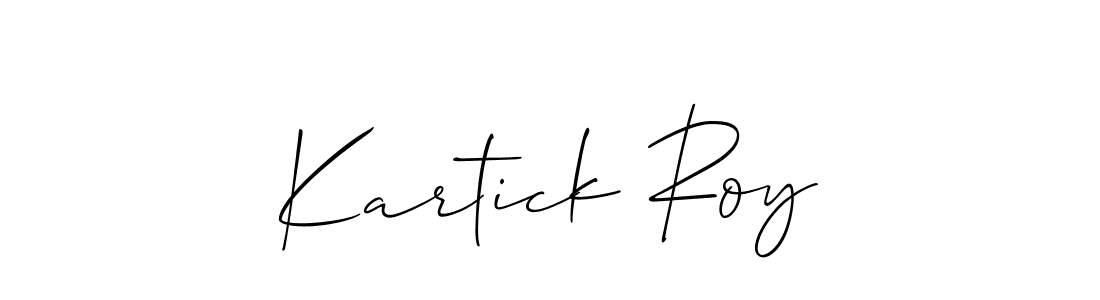Also You can easily find your signature by using the search form. We will create Kartick Roy name handwritten signature images for you free of cost using Allison_Script sign style. Kartick Roy signature style 2 images and pictures png