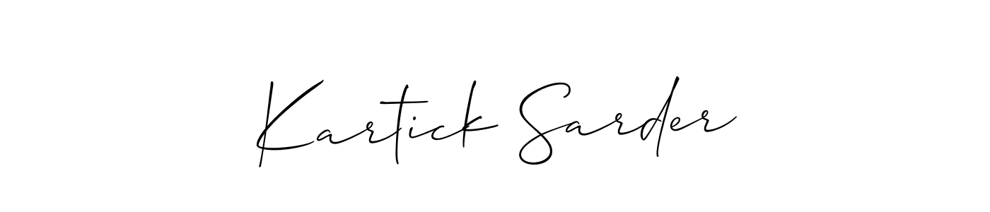 This is the best signature style for the Kartick Sarder name. Also you like these signature font (Allison_Script). Mix name signature. Kartick Sarder signature style 2 images and pictures png