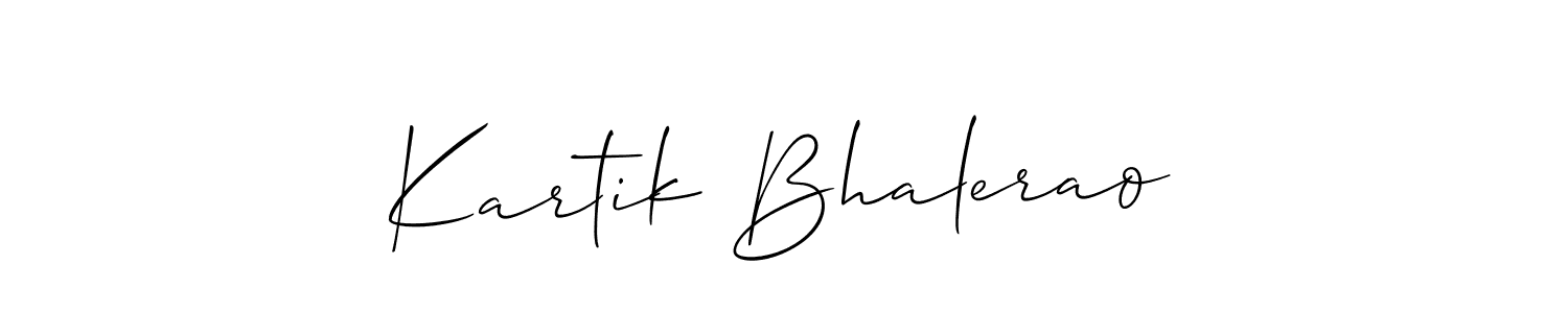 It looks lik you need a new signature style for name Kartik Bhalerao. Design unique handwritten (Allison_Script) signature with our free signature maker in just a few clicks. Kartik Bhalerao signature style 2 images and pictures png