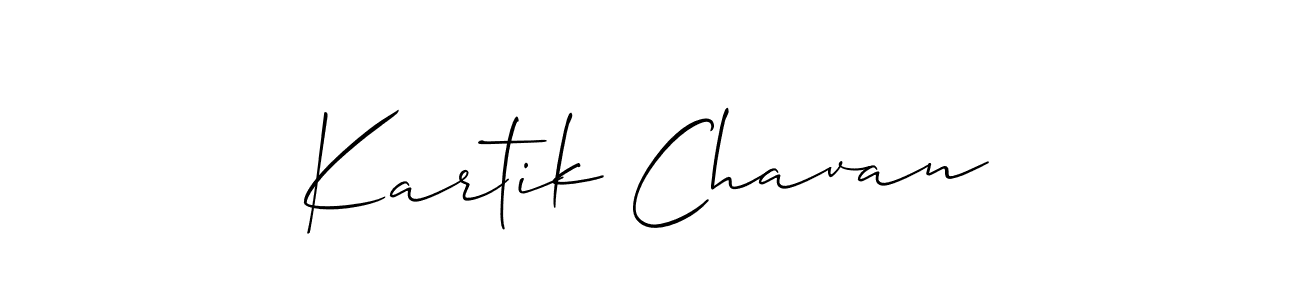 Make a beautiful signature design for name Kartik Chavan. Use this online signature maker to create a handwritten signature for free. Kartik Chavan signature style 2 images and pictures png