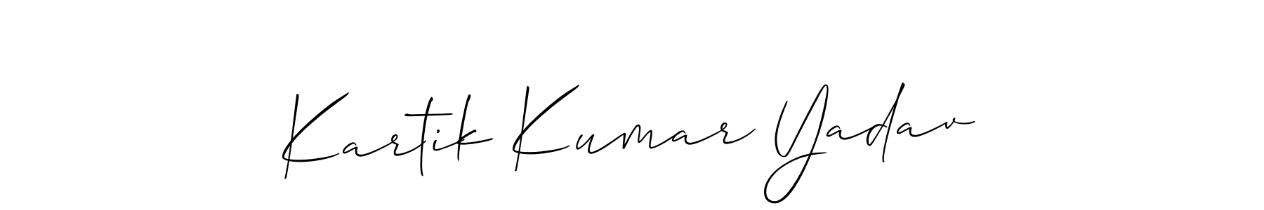 You can use this online signature creator to create a handwritten signature for the name Kartik Kumar Yadav. This is the best online autograph maker. Kartik Kumar Yadav signature style 2 images and pictures png