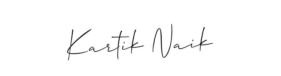 Best and Professional Signature Style for Kartik Naik. Allison_Script Best Signature Style Collection. Kartik Naik signature style 2 images and pictures png