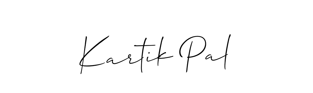 Make a beautiful signature design for name Kartik Pal. Use this online signature maker to create a handwritten signature for free. Kartik Pal signature style 2 images and pictures png