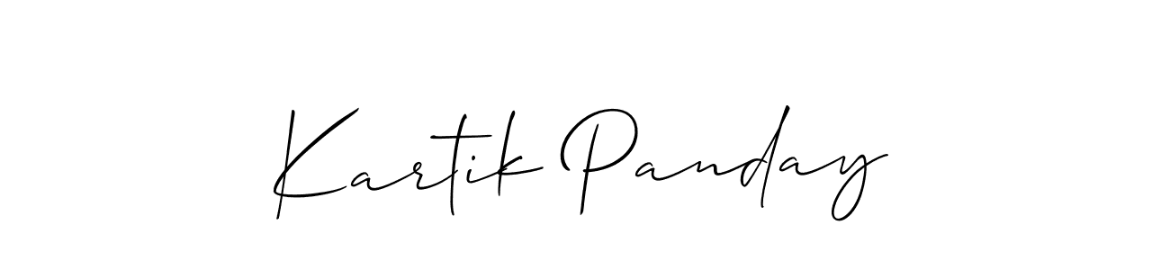 Best and Professional Signature Style for Kartik Panday. Allison_Script Best Signature Style Collection. Kartik Panday signature style 2 images and pictures png