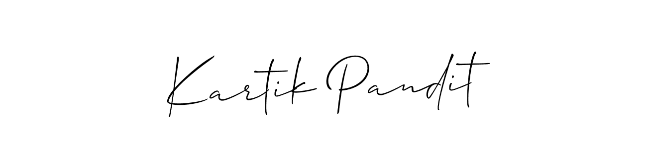 Once you've used our free online signature maker to create your best signature Allison_Script style, it's time to enjoy all of the benefits that Kartik Pandit name signing documents. Kartik Pandit signature style 2 images and pictures png