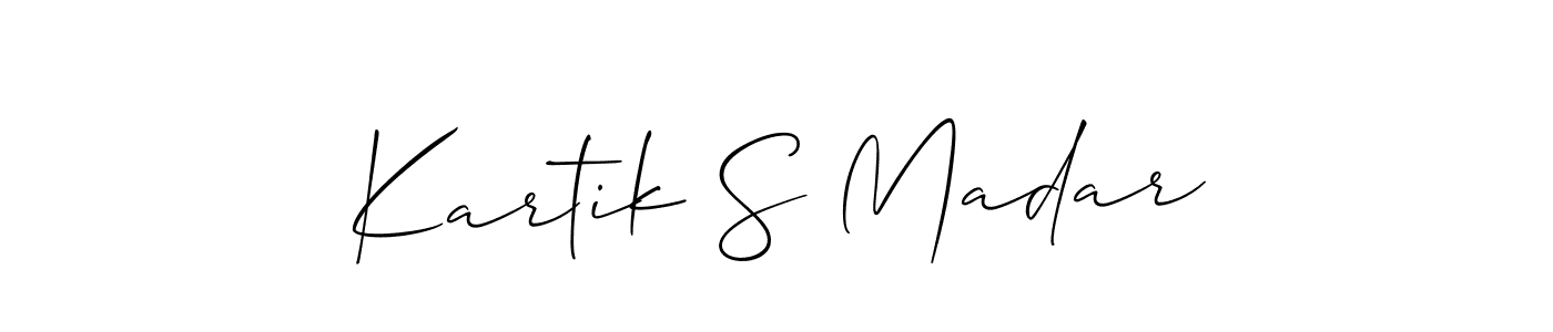 See photos of Kartik S Madar official signature by Spectra . Check more albums & portfolios. Read reviews & check more about Allison_Script font. Kartik S Madar signature style 2 images and pictures png