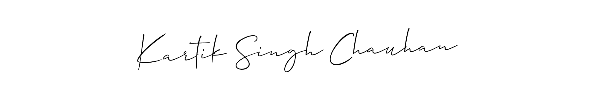 How to Draw Kartik Singh Chauhan signature style? Allison_Script is a latest design signature styles for name Kartik Singh Chauhan. Kartik Singh Chauhan signature style 2 images and pictures png