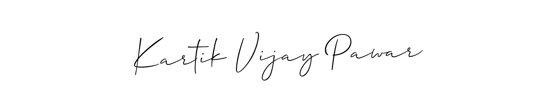 Once you've used our free online signature maker to create your best signature Allison_Script style, it's time to enjoy all of the benefits that Kartik Vijay Pawar name signing documents. Kartik Vijay Pawar signature style 2 images and pictures png