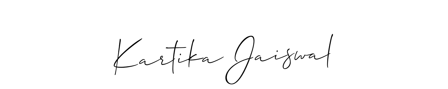 Here are the top 10 professional signature styles for the name Kartika Jaiswal. These are the best autograph styles you can use for your name. Kartika Jaiswal signature style 2 images and pictures png
