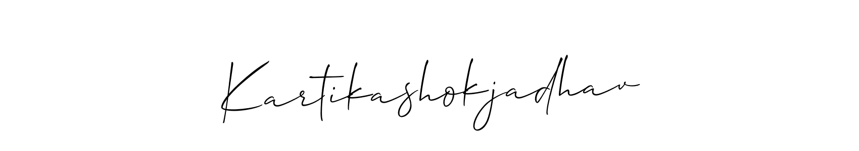 Here are the top 10 professional signature styles for the name Kartikashokjadhav. These are the best autograph styles you can use for your name. Kartikashokjadhav signature style 2 images and pictures png