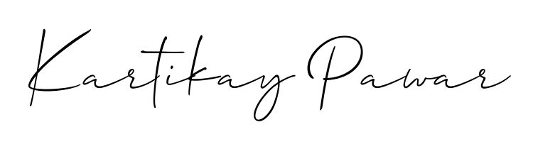 Personalize your online presence with Kartikay Pawar signature rendered in elegant Allison_Script font. Great for website footers and blogs. Kartikay Pawar signature style 2 images and pictures png