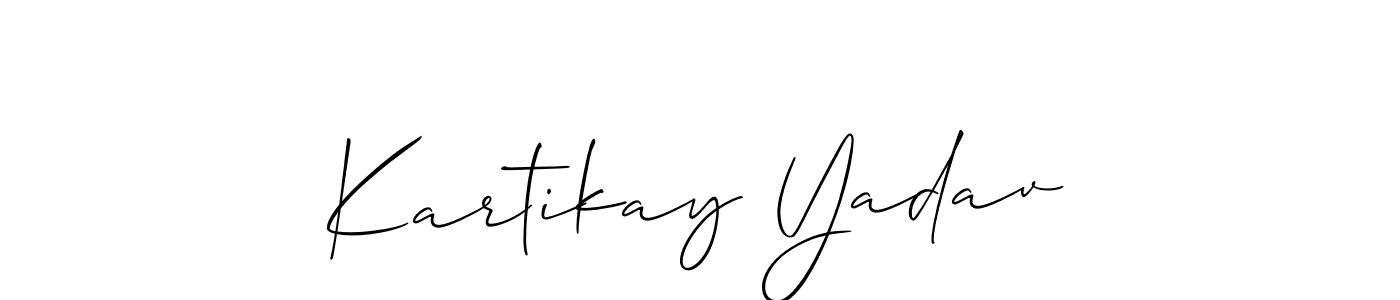 Make a beautiful signature design for name Kartikay Yadav. Use this online signature maker to create a handwritten signature for free. Kartikay Yadav signature style 2 images and pictures png