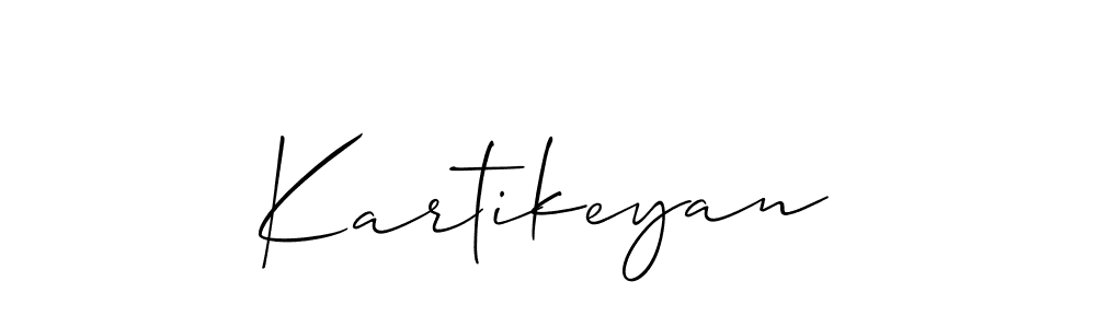 You should practise on your own different ways (Allison_Script) to write your name (Kartikeyan) in signature. don't let someone else do it for you. Kartikeyan signature style 2 images and pictures png