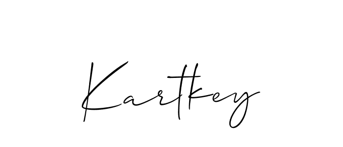 Make a short Kartkey signature style. Manage your documents anywhere anytime using Allison_Script. Create and add eSignatures, submit forms, share and send files easily. Kartkey signature style 2 images and pictures png