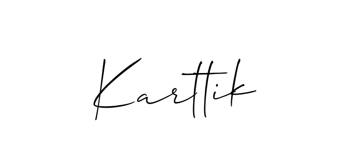 Once you've used our free online signature maker to create your best signature Allison_Script style, it's time to enjoy all of the benefits that Karttik name signing documents. Karttik signature style 2 images and pictures png