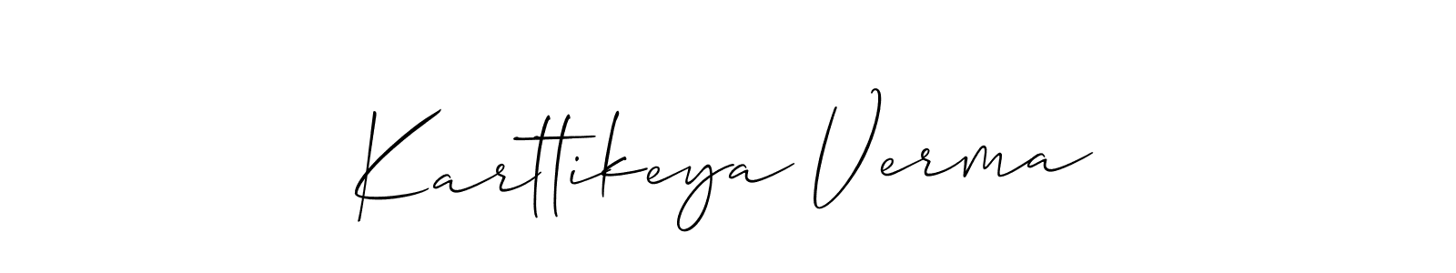 See photos of Karttikeya Verma official signature by Spectra . Check more albums & portfolios. Read reviews & check more about Allison_Script font. Karttikeya Verma signature style 2 images and pictures png