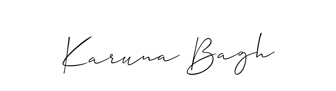 if you are searching for the best signature style for your name Karuna Bagh. so please give up your signature search. here we have designed multiple signature styles  using Allison_Script. Karuna Bagh signature style 2 images and pictures png