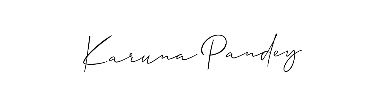 You can use this online signature creator to create a handwritten signature for the name Karuna Pandey. This is the best online autograph maker. Karuna Pandey signature style 2 images and pictures png