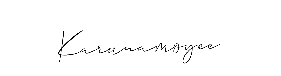 You can use this online signature creator to create a handwritten signature for the name Karunamoyee. This is the best online autograph maker. Karunamoyee signature style 2 images and pictures png