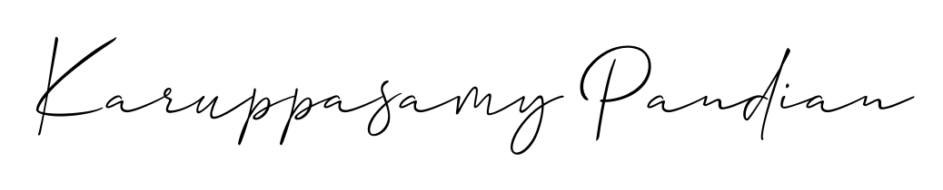 Style your name Karuppasamy Pandian with confidence using Allison_Script signature design. Simple, elegant, and ready for immediate document use. Karuppasamy Pandian signature style 2 images and pictures png