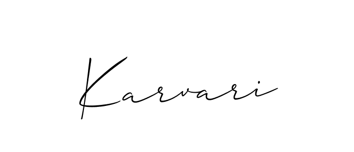 It looks lik you need a new signature style for name Karvari. Design unique handwritten (Allison_Script) signature with our free signature maker in just a few clicks. Karvari signature style 2 images and pictures png