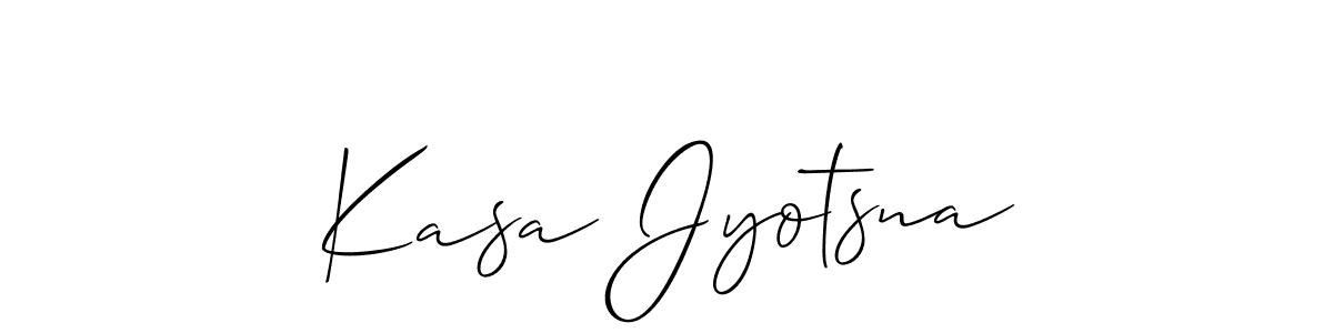 Once you've used our free online signature maker to create your best signature Allison_Script style, it's time to enjoy all of the benefits that Kasa Jyotsna name signing documents. Kasa Jyotsna signature style 2 images and pictures png