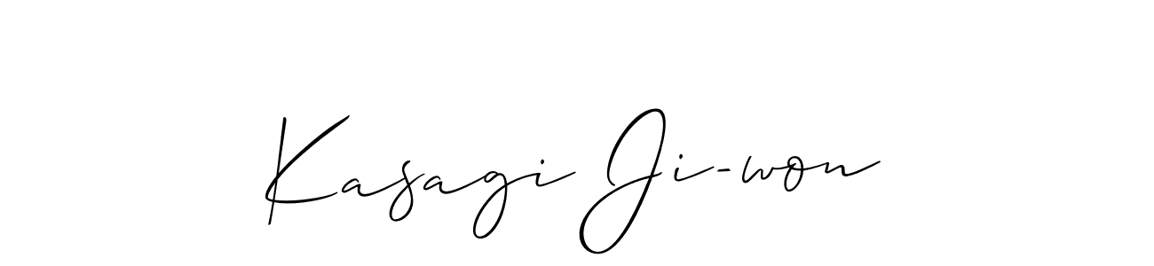 You can use this online signature creator to create a handwritten signature for the name Kasagi Ji-won. This is the best online autograph maker. Kasagi Ji-won signature style 2 images and pictures png