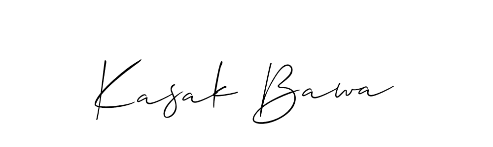 if you are searching for the best signature style for your name Kasak Bawa. so please give up your signature search. here we have designed multiple signature styles  using Allison_Script. Kasak Bawa signature style 2 images and pictures png