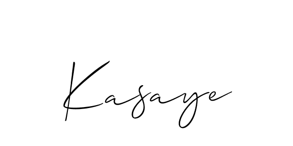 Make a beautiful signature design for name Kasaye. Use this online signature maker to create a handwritten signature for free. Kasaye signature style 2 images and pictures png