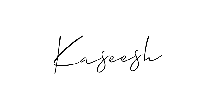 Create a beautiful signature design for name Kaseesh. With this signature (Allison_Script) fonts, you can make a handwritten signature for free. Kaseesh signature style 2 images and pictures png