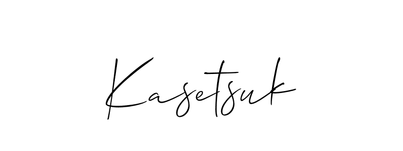 You should practise on your own different ways (Allison_Script) to write your name (Kasetsuk) in signature. don't let someone else do it for you. Kasetsuk signature style 2 images and pictures png