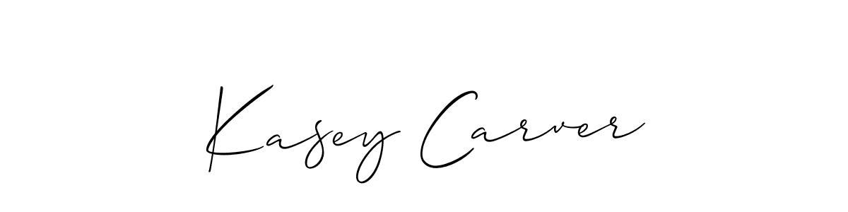 Also You can easily find your signature by using the search form. We will create Kasey Carver name handwritten signature images for you free of cost using Allison_Script sign style. Kasey Carver signature style 2 images and pictures png