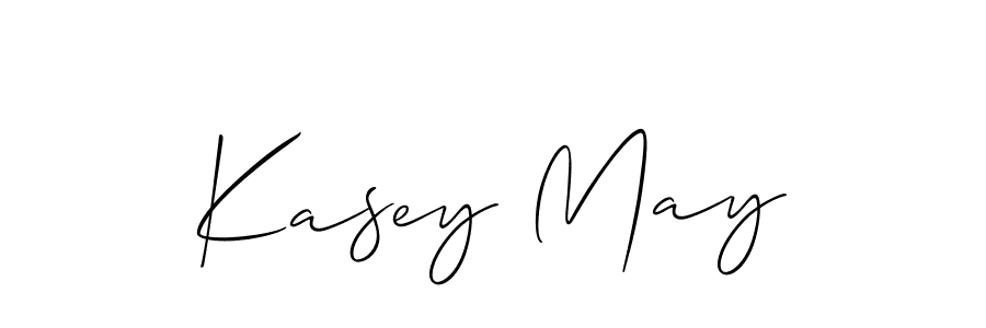 Create a beautiful signature design for name Kasey May. With this signature (Allison_Script) fonts, you can make a handwritten signature for free. Kasey May signature style 2 images and pictures png