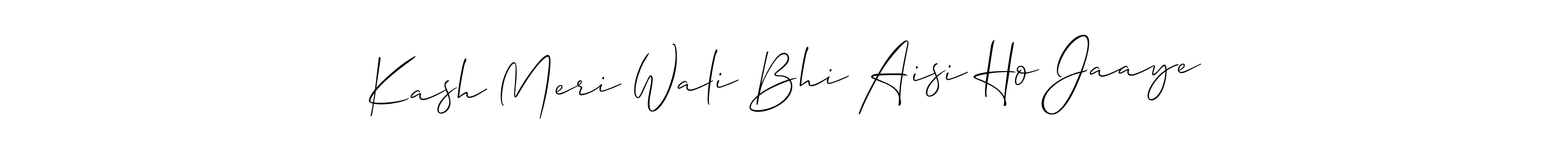 See photos of Kash Meri Wali Bhi Aisi Ho Jaaye official signature by Spectra . Check more albums & portfolios. Read reviews & check more about Allison_Script font. Kash Meri Wali Bhi Aisi Ho Jaaye signature style 2 images and pictures png