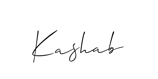 Best and Professional Signature Style for Kashab. Allison_Script Best Signature Style Collection. Kashab signature style 2 images and pictures png