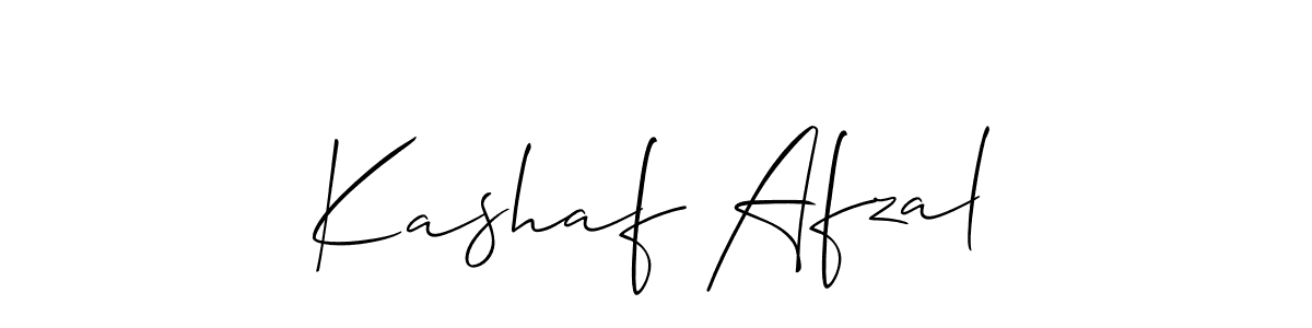 How to make Kashaf Afzal signature? Allison_Script is a professional autograph style. Create handwritten signature for Kashaf Afzal name. Kashaf Afzal signature style 2 images and pictures png