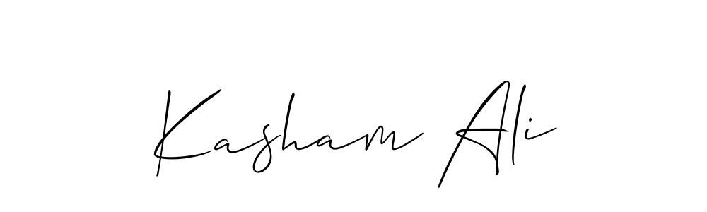 Check out images of Autograph of Kasham Ali name. Actor Kasham Ali Signature Style. Allison_Script is a professional sign style online. Kasham Ali signature style 2 images and pictures png