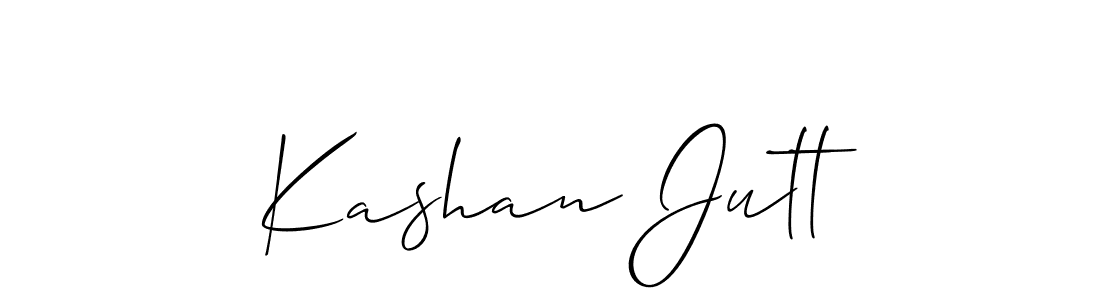 It looks lik you need a new signature style for name Kashan Jutt. Design unique handwritten (Allison_Script) signature with our free signature maker in just a few clicks. Kashan Jutt signature style 2 images and pictures png