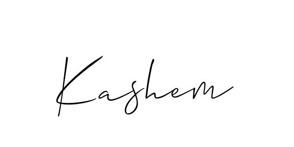 Also we have Kashem name is the best signature style. Create professional handwritten signature collection using Allison_Script autograph style. Kashem signature style 2 images and pictures png